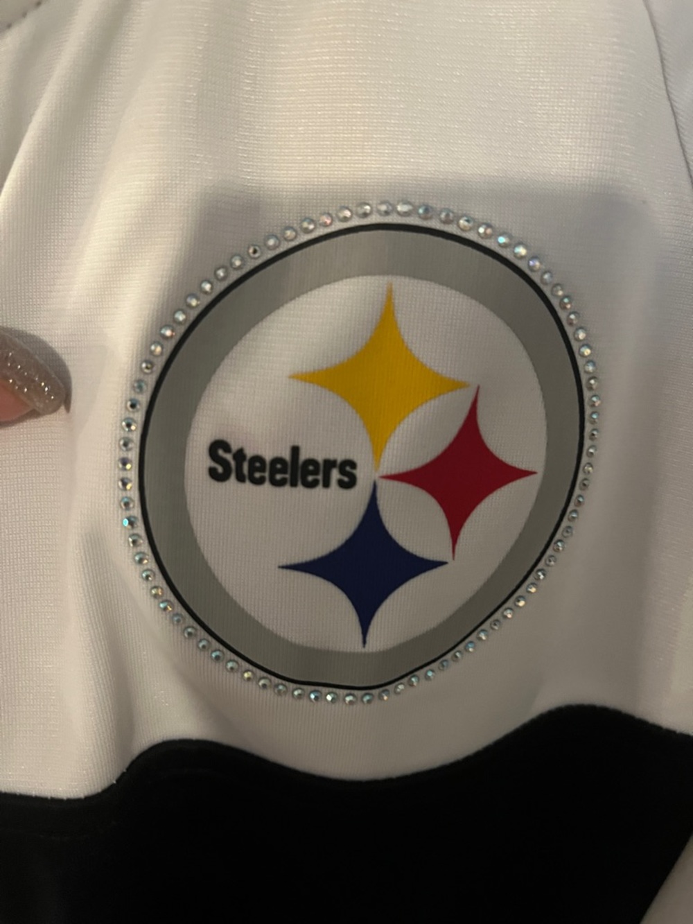 Team Apparel Women's Black Jacket with NFL Shield Accent - Picture 4 of 5